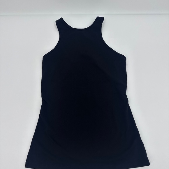 Athleta Workout Tank Top Womens S Black Racer Back Open Stretch Activewear - Picture 9 of 9